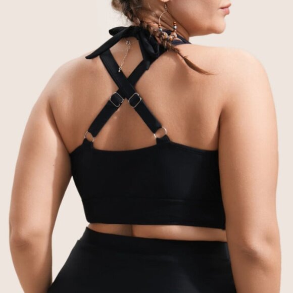 BloomChic Black Swimming Bra - Picture 2 of 4